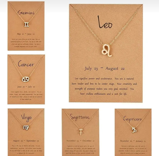 Zodiac Symbol Necklaces