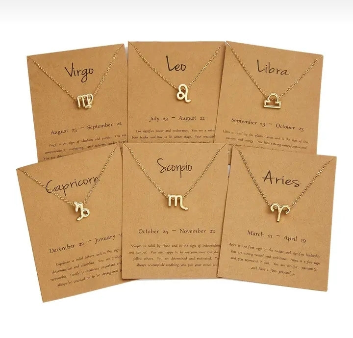 Zodiac Symbol Necklaces